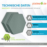 Edition &quote;LOFT&quote; Honeycomb - 6 Absorber aus Basotect ® - Farbe: Denim