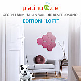 Edition &quote;LOFT&quote; Honeycomb - 8 absorbers made of Basotect ® - Colour: Crimson