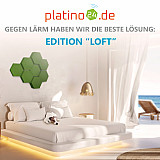 Edition &quote;LOFT&quote; Honeycomb - 8 absorbers made of Basotect ® - Colour: Kermit