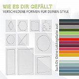 Edition &quote;LOFT&quote; Honeycomb - 12 Absorber aus Basotect ® - Farbe: Snow