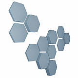 Edition &quote;LOFT&quote; Honeycomb - 12 absorbers made of Basotect ® - Colour: Scandic