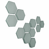 Edition &quote;LOFT&quote; Honeycomb - 12 Absorber aus Basotect ® - Farbe: Denim