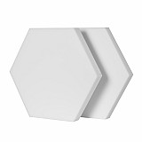 6 Absorber Wabenform aus Basotect ® G+ / 300 x 300 x 30/50mm
