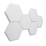 6 honeycomb absorbers made of Basotect ® G+ / each 300 x 300 x 50mm