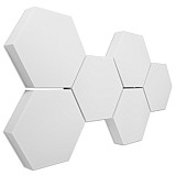 6 honeycomb absorbers made of Basotect ® G+ / each 300 x 300 x 70 mm 6 honeycomb absorbers made of Basotect ® G+ / each 300 x 300 x 70 mm