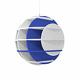 &quote;SATELLITE&quote; 3D acoustic object sphere LIGHT GREY for optimal room acoustics, INNOVATIVE DESIGN / DM: 40 cm
