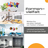 &quote;SATELLITE&quote; 3D acoustic object sphere LIGHT GREY for optimal room acoustics, INNOVATIVE DESIGN / DM: 40 cm