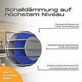 &quote;SATELLITE&quote; 3D acoustic object sphere SILVER GREY for optimal room acoustics, INNOVATIVE DESIGN / DM: 40 cm