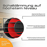 &quote;SATELLITE&quote; 3D acoustic object sphere ANTHRACITE for optimal room acoustics, INNOVATIVE DESIGN / DM: 58 cm