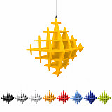 &quote;CUBO&quote; 3D acoustic object cube MONO for optimal room acoustics, INNOVATIVE DESIGN / 40 cm