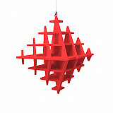 &quote;CUBO&quote; 3D acoustic object cube MONO for optimal room acoustics, INNOVATIVE DESIGN / 40 cm
