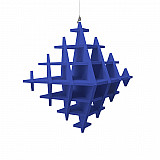 &quote;CUBO&quote; 3D acoustic object cube MONO for optimal room acoustics, INNOVATIVE DESIGN / 40 cm