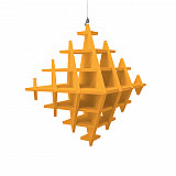 &quote;CUBO&quote; 3D acoustic object cube MONO for optimal room acoustics, INNOVATIVE DESIGN / 40 cm