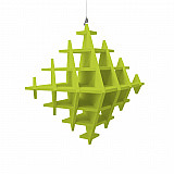 &quote;CUBO&quote; 3D acoustic object cube MONO for optimal room acoustics, INNOVATIVE DESIGN / 40 cm
