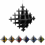 &quote;CUBO&quote; 3D acoustic object cube ANTHRACITE for optimal room acoustics, INNOVATIVE DESIGN / 58 cm