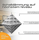 &quote;CUBO&quote; 3D acoustic object cube MONO for optimal room acoustics, INNOVATIVE DESIGN / 58 cm