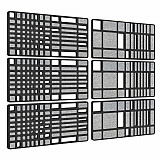 „MANHATTAN“ 6er-Set 3D-Akustik-Objekt für optimale Raumakustik / INNOVATIVES DESIGN / 200 x 150cm