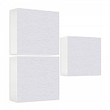 Sound absorber made of Basotect ® G+ / 3x shelf insert suitable for example for IKEA KALLAX or EXPEDIT