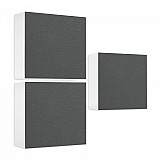 Sound absorber made of Basotect ® G+ / 3x shelf insert suitable for example for IKEA KALLAX or EXPEDIT