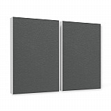 2 Basotect ® G+ sound absorber / Wall object acoustic sound insulation 82,5x55cm