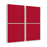 4 Sound absorber Colore made of Basotect ® G+ / acoustic sound insulation 55x55cm