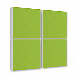 4 Sound absorber Colore made of Basotect ® G+ / acoustic sound insulation 55x55cm