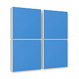 4 Sound absorber Colore made of Basotect ® G+ / acoustic sound insulation 55x55cm