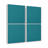 4 Sound absorber Colore made of Basotect ® G+ / acoustic sound insulation 55x55cm