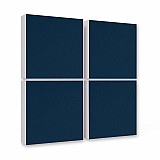 4 Sound absorber Colore made of Basotect ® G+ / acoustic sound insulation 55x55cm