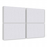 Sound absorber made of Basotect ® G+ / 4 x wall objects acoustic sound insulation 82,5x55cm