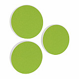 3 Acoustic sound absorbers made of Basotect ® G+ / Circle Multicolour Set 29