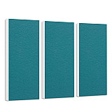 Sound absorber set Colore made of Basotect G+< 3 elements > petrol