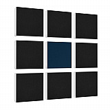 Wall objects squares 9-pcs. sound insulation made of Basotect ® G+ / sound absorber - elements - Set 03 Wall objects squares 9-pcs. sound insulation made of Basotect ® G+ / sound absorber - elements - Set 03