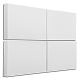 4x absorber mat made of Basotect ® G+ / sound absorber each 825x550x50mm