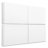 4x Basotect ® B sound absorber mat / 825x550x50mm - WHITE 4x Basotect ® B sound absorber mat / 825x550x50mm - WHITE