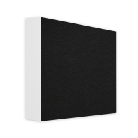 AUDIO SKiller 1 Sound Absorber Element Level UP Square made of Basotect G+® with acoustic felt in black/acoustic improvement for gamers, streamers, Youtuber