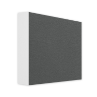 AUDIO SKiller 1 Sound Absorber Element Level UP Square made of Basotect G+® with acoustic felt in granite grey/acoustic improvement for gamers, streamers, Youtuber