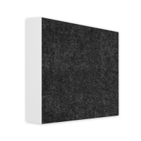 AUDIO SKiller 1 Sound Absorber Element Level UP Square made of Basotect G+® with acoustic felt in anthracite/acoustic improvement for gamers, streamers, Youtuber