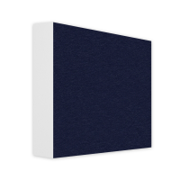 AUDIO SKiller 1 Sound Absorber Element Level UP Square made of Basotect G+® with acoustic felt in night blue/acoustic improvement for gamers, streamers, Youtuber