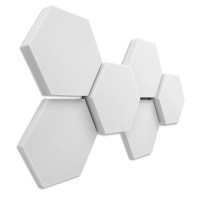 6 honeycomb absorbers made of Basotect ® G+ / 2 each 300 x 300 x 30/50/70mm