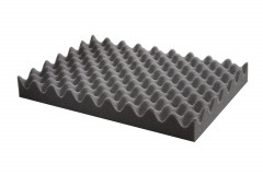 1 pack of 10 knobbed foam mats - each 500 x 200 x 20mm - self-adhesive
