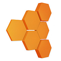 Edition LOFT Honeycomb - 6 Absorber aus Basotect ® - Farbe: Juice