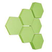 Edition LOFT Honeycomb - 6 absorbers made of Basotect ® - Colour: Lime