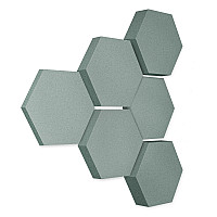 Edition LOFT Honeycomb - 6 Absorber aus Basotect ® - Farbe: Denim