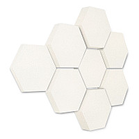 Edition LOFT Honeycomb - 8 absorbers made of Basotect ® - Colour: Snow