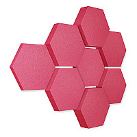 Edition LOFT Honeycomb - 8 Absorber aus Basotect ® - Farbe: Magenta