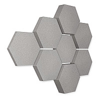 Edition LOFT Honeycomb - 8 Absorber aus Basotect ® - Farbe: Platinum