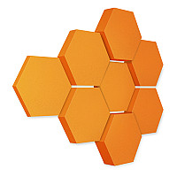 Edition LOFT Honeycomb - 8 Absorber aus Basotect ® - Farbe: Juice