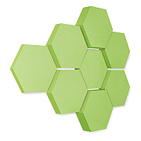 Edition LOFT Honeycomb - 8 absorbers made of Basotect ® - Colour: Lime