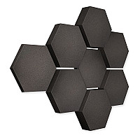 Edition LOFT Honeycomb - 8 absorbers made of Basotect ® - Colour: Anthracite